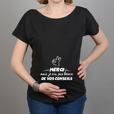 Vêtement de Maternité Humoristique T-Shirt Mignon à Motifs Cadeau pour  Grossesse Femme Humour Tee Haut Vetement de Maternite à Manches Longues